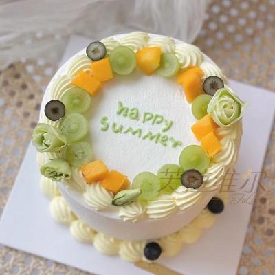 水果蛋糕|夏天快乐